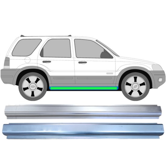 Küszöb és belső küszöb javító panel hoz Ford Maverick 2001-2008 / Bal = Jobb (szimmetrikus) / Készlet 14855 Küszöb és belső küszöb javító panel hoz Ford Maverick 2001-2008 / Bal = Jobb (szimmetrikus) / Készlet 14855
