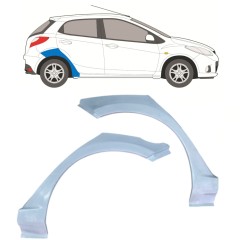 Hátsó sárvédő javító panel hoz Mazda 2 2007-2014 / Bal+Jobb / Készlet 12641