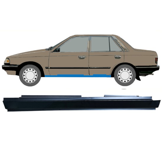 Teljes küszöb hoz Mazda 323 BF 1985-1989 / Bal 12960