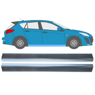 Küszöb javító panel hoz Mazda 3 2009-2013 / Bal+Jobb / Készlet 15013