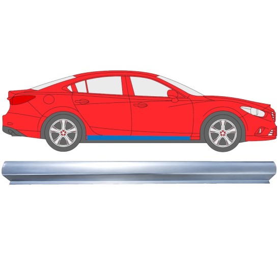 Alsó küszöb javító panel hoz Mazda 6 2012-2024 / Jobb 16977