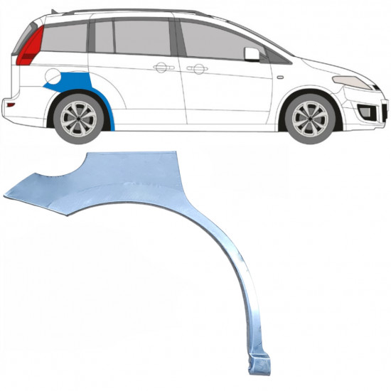 Hátsó sárvédő javító panel hoz Mazda 5 2005-2010 / Jobb 6687