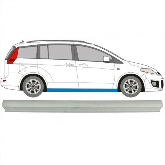 Küszöb javító panel hoz Mazda 5 2005-2010 / Bal = Jobb (szimmetrikus) 5892