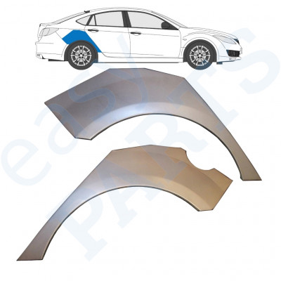 Hátsó sárvédő javító panel hoz Mazda 6 2007-2012 / Bal+Jobb / Készlet 9762