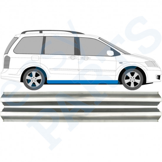 Küszöb javító panel hoz Mazda MPV 1999-2006 / Bal = Jobb (szimmetrikus) / Készlet 10437