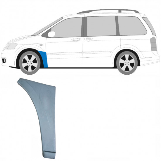 Első sárvédő javító panel hoz Mazda MPV 1999-2006 / Bal 8846