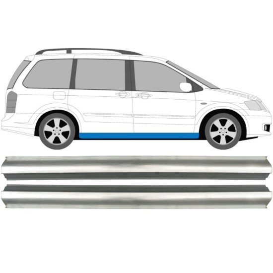 Küszöb javító panel hoz Mazda MPV 1999-2006 / Bal = Jobb (szimmetrikus) / Készlet 10437