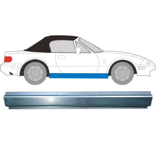 Küszöb javító panel hoz Mazda MX-5 1989-1998 / Bal = Jobb (szimmetrikus) 6698