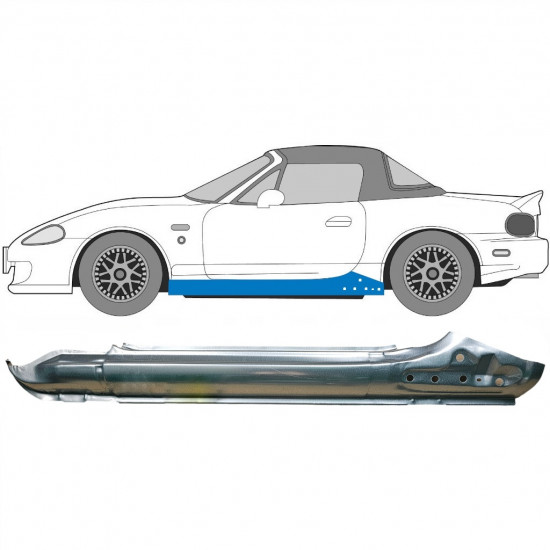 Teljes küszöb hoz Mazda MX-5 1998-2005 / Bal 5928