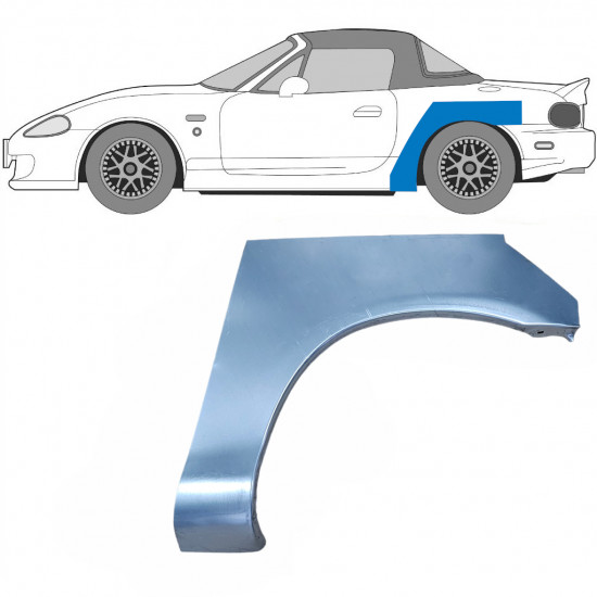 Hátsó sárvédő javító panel hoz Mazda MX-5 1998-2005 / Bal 5931