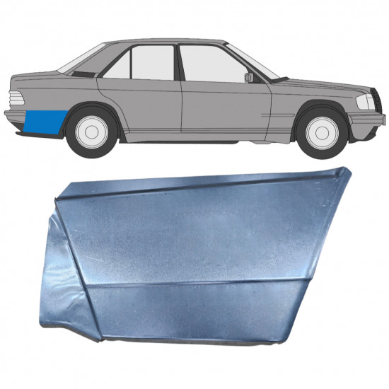 Hátsó sárvédő javító panel hoz Mercedes 190 1982-1993 / Jobb 10972