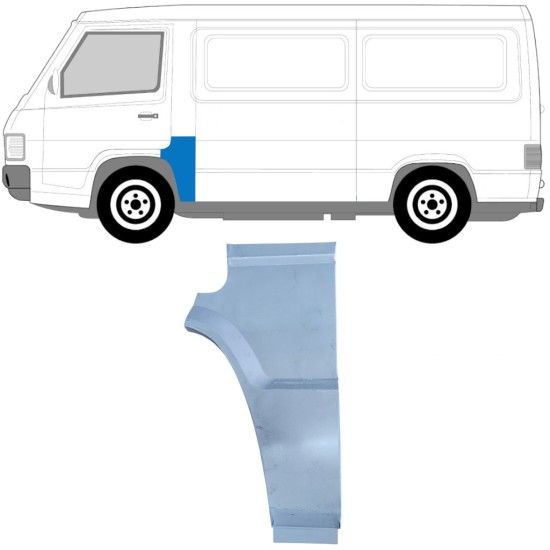 Oszlop javító panel hoz Mercedes MB 100 1988-1996 / Bal 16938