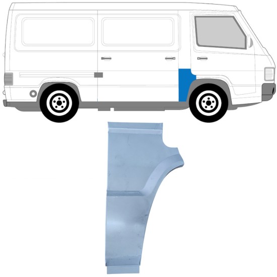 Oszlop javító panel hoz Mercedes MB 100 1988-1996 / Jobb 16937