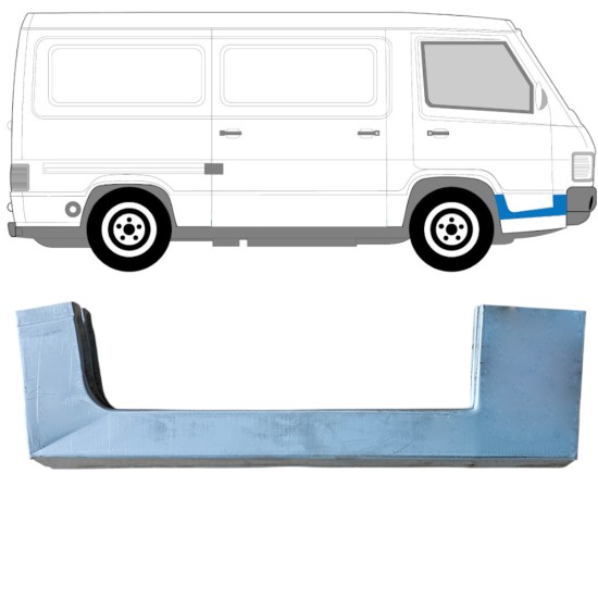 Első ajtó küszöb javító panel hoz Mercedes MB 100 1988-1996 / Jobb 16857