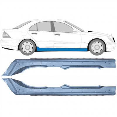 Teljes küszöb hoz Mercedes C-class 2000-2007 / Bal+Jobb / Készlet 10419