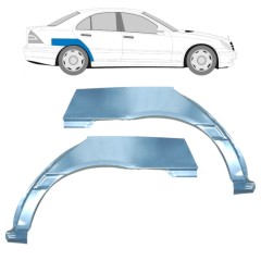 Hátsó sárvédő javító panel hoz Mercedes C-Class W203 2000-2007 / Bal+Jobb / Készlet 9176