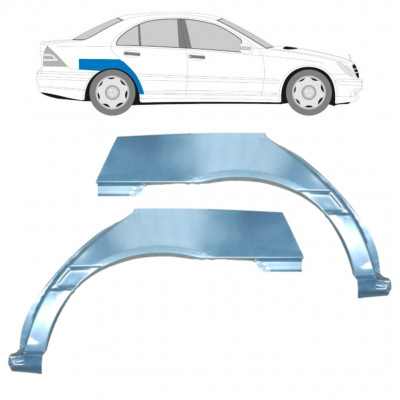 Hátsó sárvédő javító panel hoz Mercedes C-class 2000-2007 / Bal+Jobb / Készlet 9176