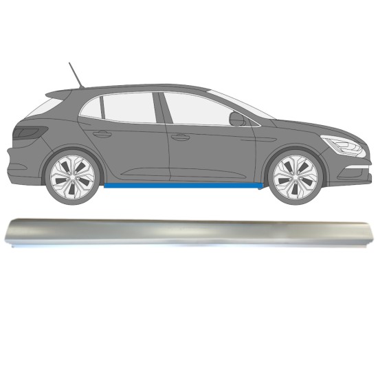 Küszöb javító panel hoz Renault Megane 2016- / Jobb 15010