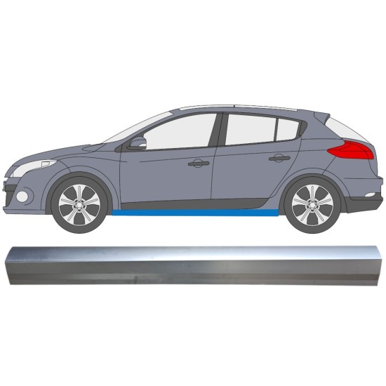 Küszöb javító panel hoz Renault Megane III 2008-2016 / Bal 16044