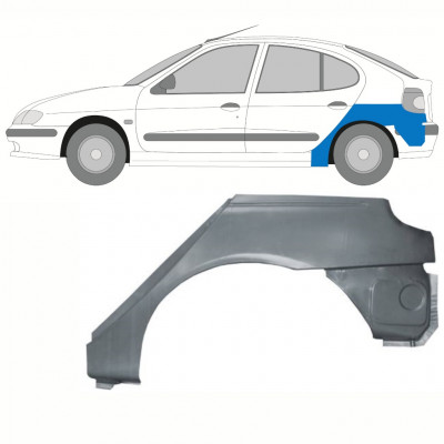 Hátsó sárvédő javító panel hoz Renault Megane 1995-2003 / Bal 8395