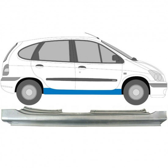 Küszöb javító panel hoz Renault Megane / Scenic 1995-2003 / Jobb 9086