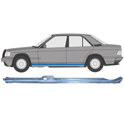 Küszöb javító panel hoz Mercedes 190 W201 1982-1993 / Bal 15128