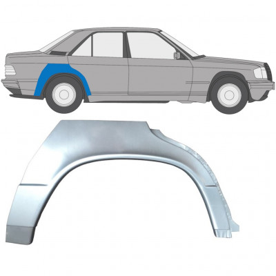 Hátsó sárvédő javító panel hoz Mercedes 190 1982-1993 / Jobb 6709