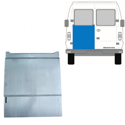 Magas külső hátsó ajtó javító panel hoz Mercedes T1 207-410 1977-1995 / Bal 7930