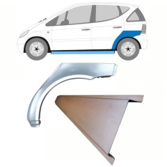 Küszöb és hátsó sárvédő javító panel hoz Mercedes A-Class W168 1997-2004 / Bal / Készlet 8722