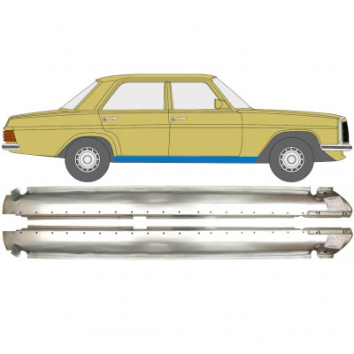 Küszöb javító panel hoz Mercedes W114 W115 1968-1977 / Bal+Jobb / Készlet 10627