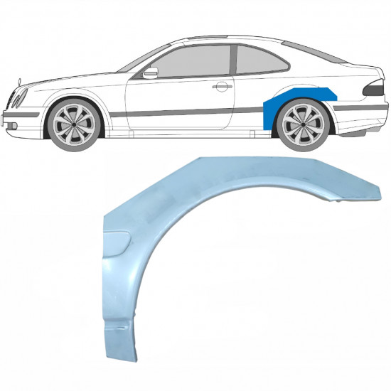 Hátsó sárvédő javító panel hoz Mercedes CLK 1997-2003 / Bal /  5933