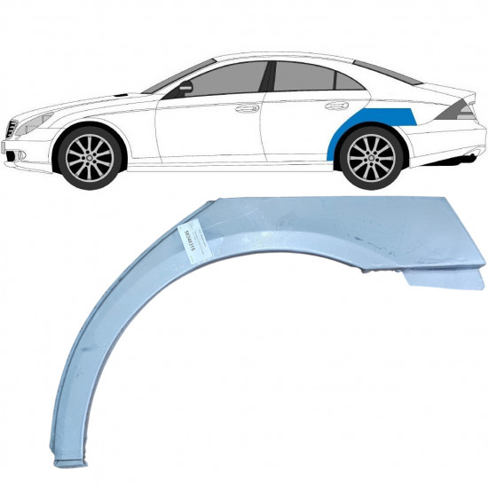 Hátsó sárvédő javító panel hoz Mercedes Cls-class 2004-2011 / Bal 6763