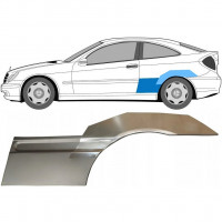 Hátsó sárvédő javító panel hoz Mercedes CL203 2000-2008 / Bal / Készlet 10008