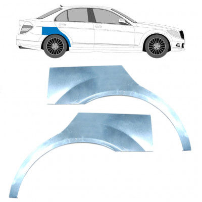 Hátsó sárvédő javító panel hoz Mercedes C-class 2007-2014 / Bal+Jobb / Készlet 10410