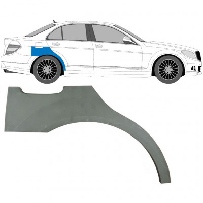 Hátsó sárvédő javító panel hoz Mercedes C-class 2007-2014 / Jobb 5357