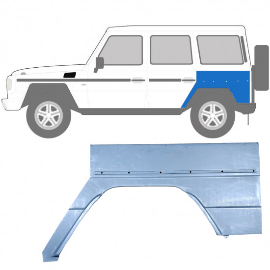 Hátsó sárvédő javító panel hoz Mercedes G-Class 1992- / Bal 8811