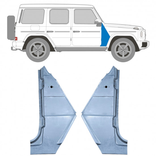 Első sárvédő javító panel hoz Mercedes G-Class 1979- / Bal+Jobb / Készlet 9440