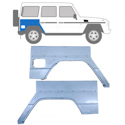 Hátsó sárvédő javító panel hoz Mercedes G-Class 1992- / Bal+Jobb / Készlet 9179