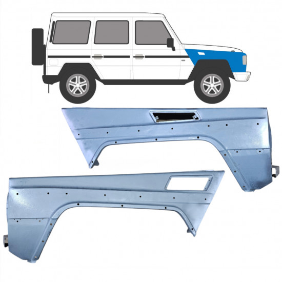 Első sárvédő hoz Mercedes G-Class W463 1992-1997 / Bal+Jobb / Készlet 6519