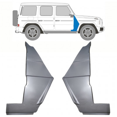 Első sárvédő javító panel hoz Mercedes G-Class 1979- / Bal+Jobb / Készlet 10714