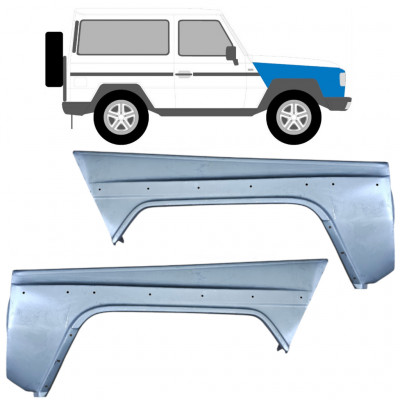 Első sárvédő hoz Mercedes G-Class 1979-1992 / Bal+Jobb / Készlet 9182