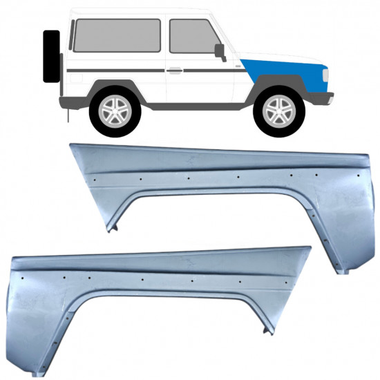 Első sárvédő hoz Mercedes G-Class 1979-1992 / Bal+Jobb / Készlet 9182