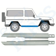 Teljes küszöb hoz Mercedes G-Class W460 W461 W463 1979-2017 / Bal+Jobb / Készlet 9820