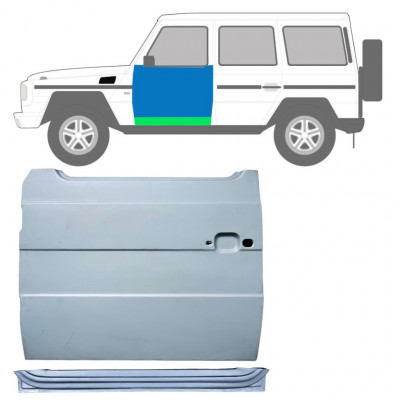 Belső és külső első ajtó javító panel hoz Mercedes G-Class 1979- / Bal / Készlet 12036