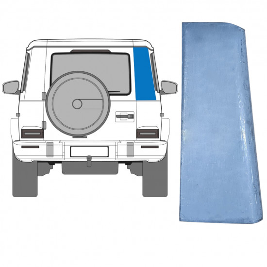 Hátsó sarok javító panel hoz Mercedes G-Class 1979- / Jobb 8909