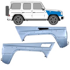 Első sárvédő hoz Mercedes G-Class W461 1997-2001 / Bal+Jobb / Készlet 6520