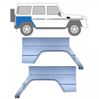 Hátsó sárvédő javító panel hoz Mercedes G-Class 1979- / Bal+Jobb / Készlet 9535