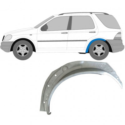 Belső hátsó kerékív javító panel hoz Mercedes M-class 1998-2005 / Bal 5146