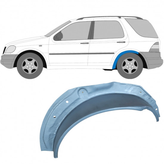 Belső hátsó kerékív javító panel hoz Mercedes M-class 1998-2005 / Bal 5146