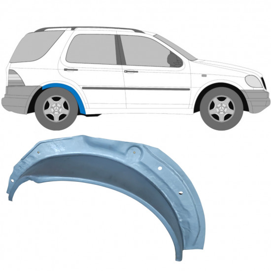 Belső hátsó kerékív javító panel hoz Mercedes M-class 1998-2005 / Jobb 5144